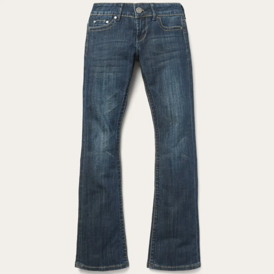 Online Stetson 818 Bootcut Jean With "S" Back Pocket Blue