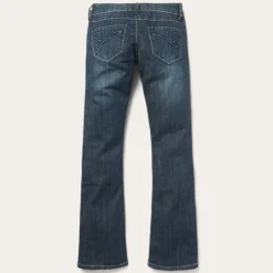 Online Stetson 818 Bootcut Jean With "S" Back Pocket Blue