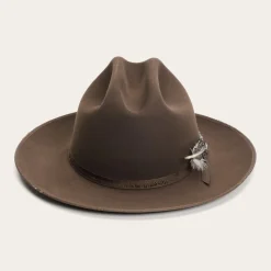 Sale Stetson 1865 Distressed Open Road Royal Deluxe Walnut