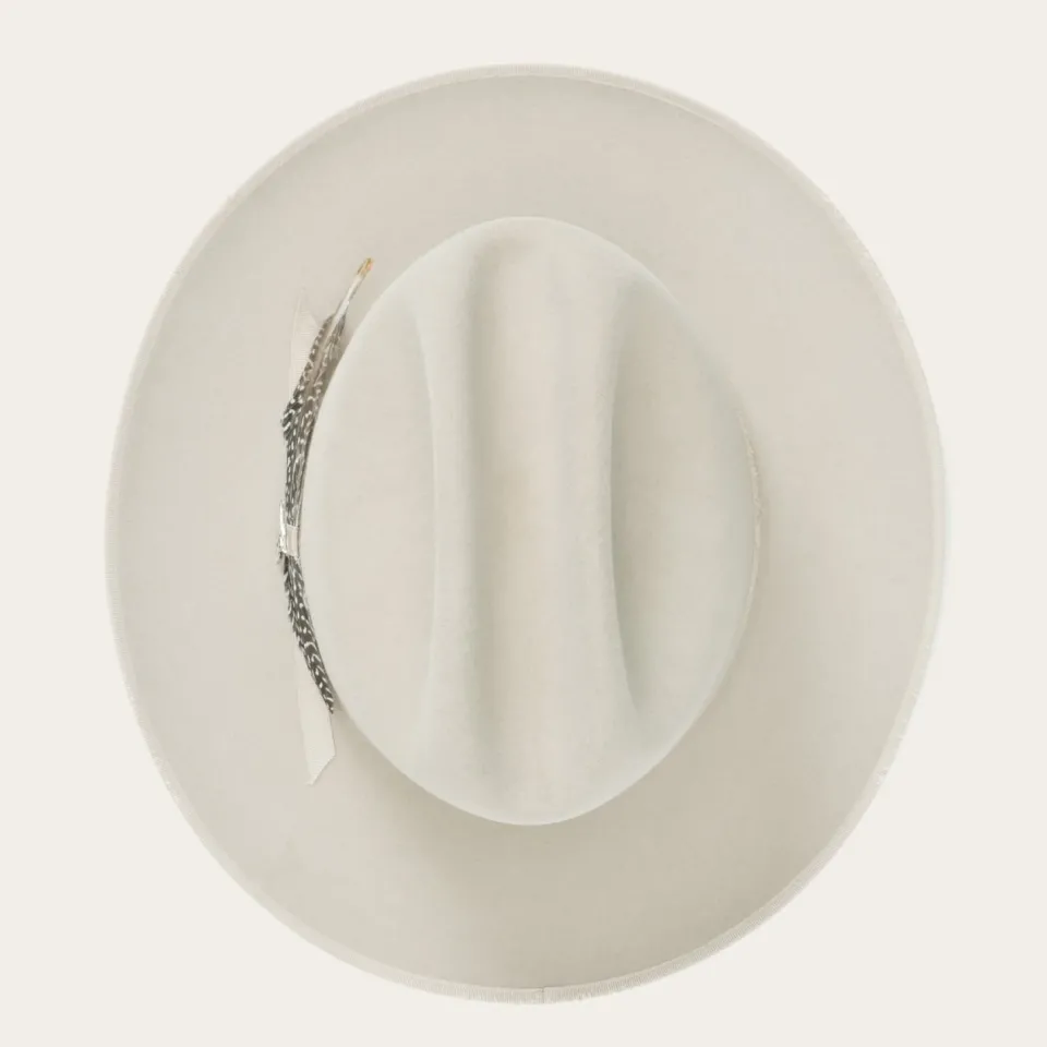Sale Stetson 1865 Distressed Open Road Royal Deluxe Silverbelly