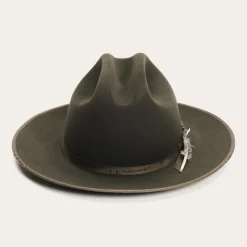 Discount Stetson 1865 Distressed Open Road Royal Deluxe Silverbelly