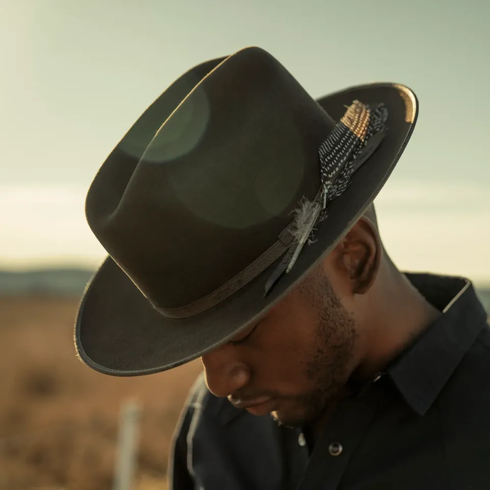 Clearance Stetson 1865 Distressed Open Road Royal Deluxe Walnut