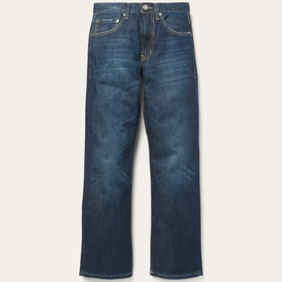 Hot Stetson 1312 Fit Destructed Jeans Blue