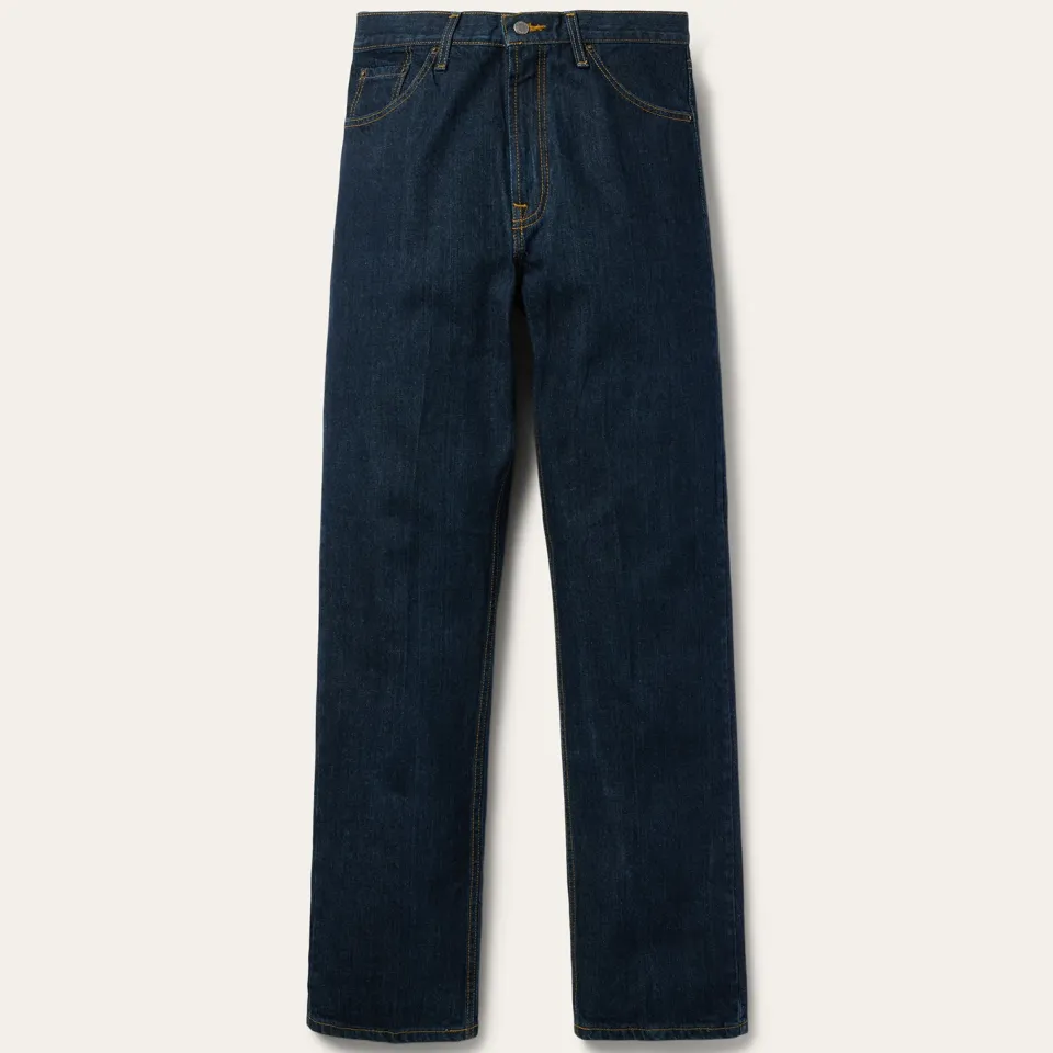 Discount Stetson 1520 Fit Standard Straight Leg Jean Blue