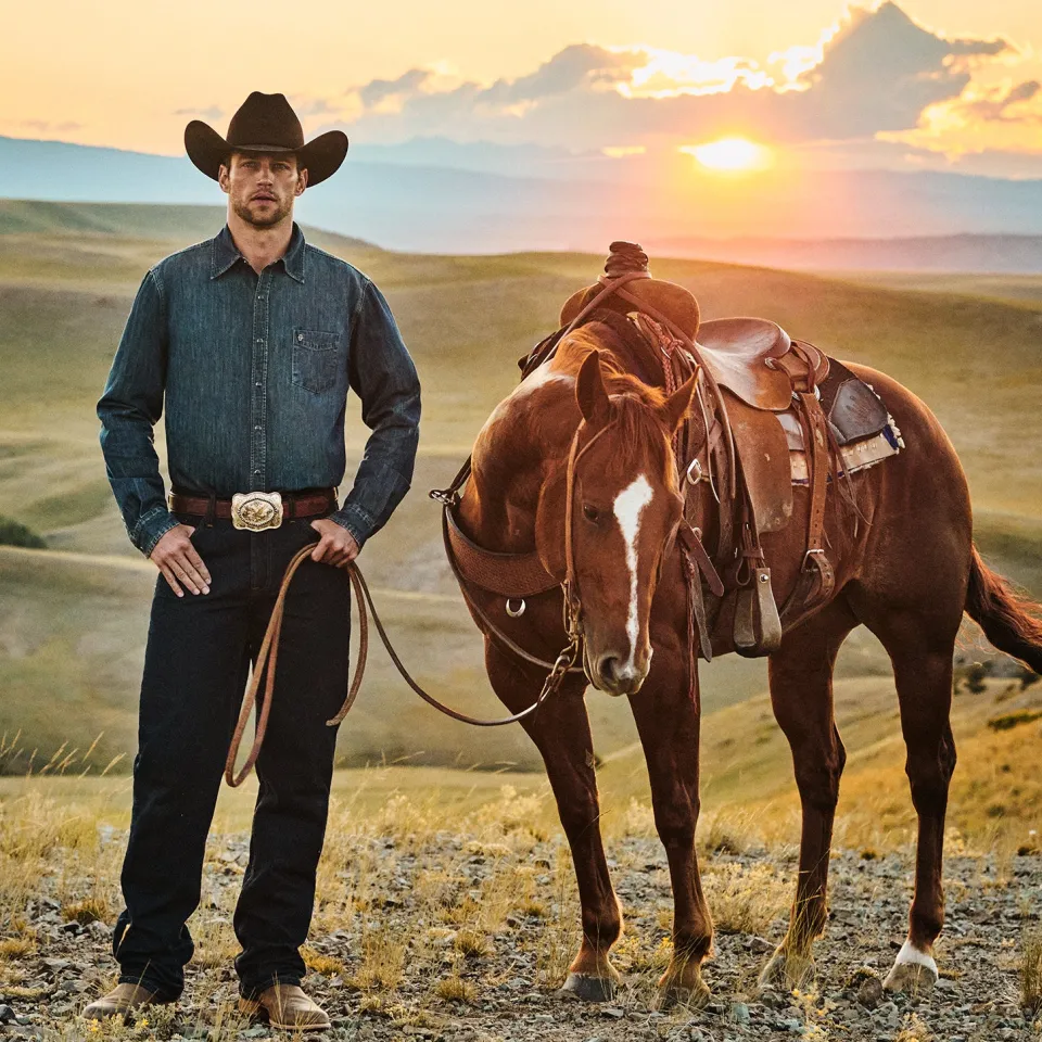 Discount Stetson 1520 Fit Standard Straight Leg Jean Blue