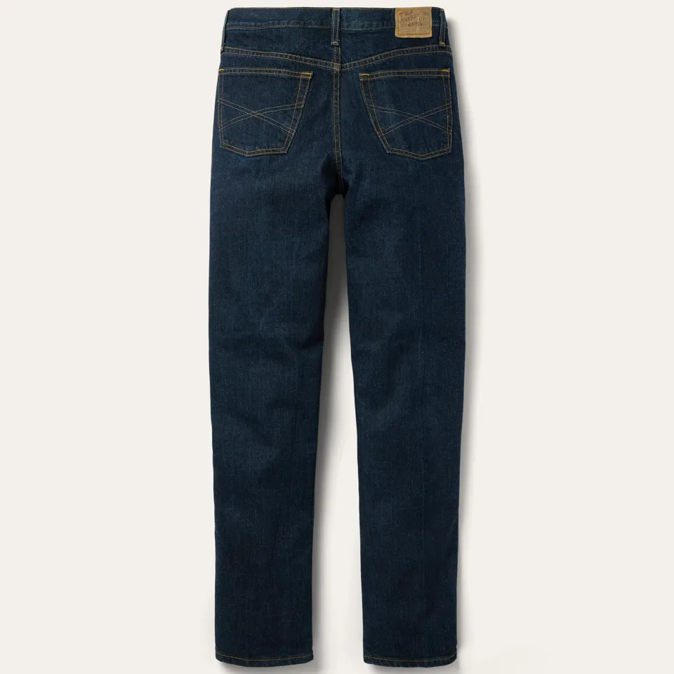 Discount Stetson 1520 Fit Standard Straight Leg Jean Blue