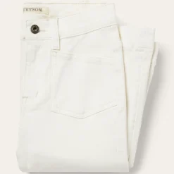 New Stetson 921 High Rise Flare Fit Jean White