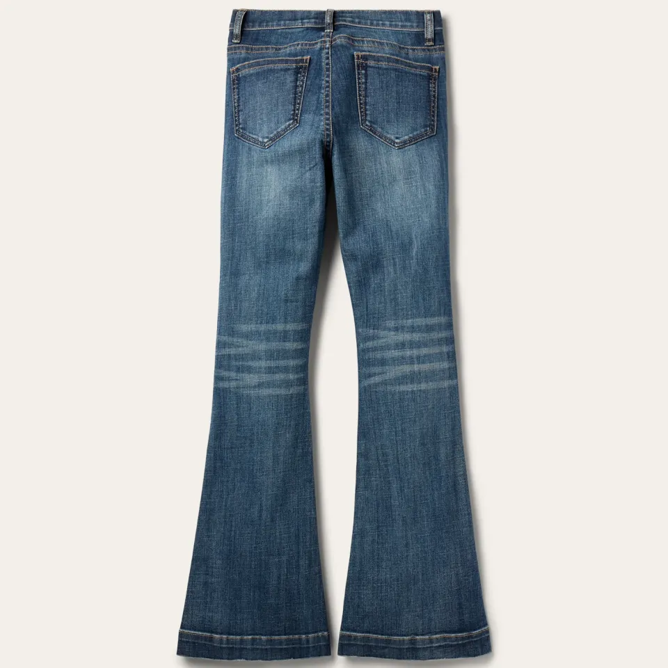 Clearance Stetson 921 High Rise Flare Jeans Blue