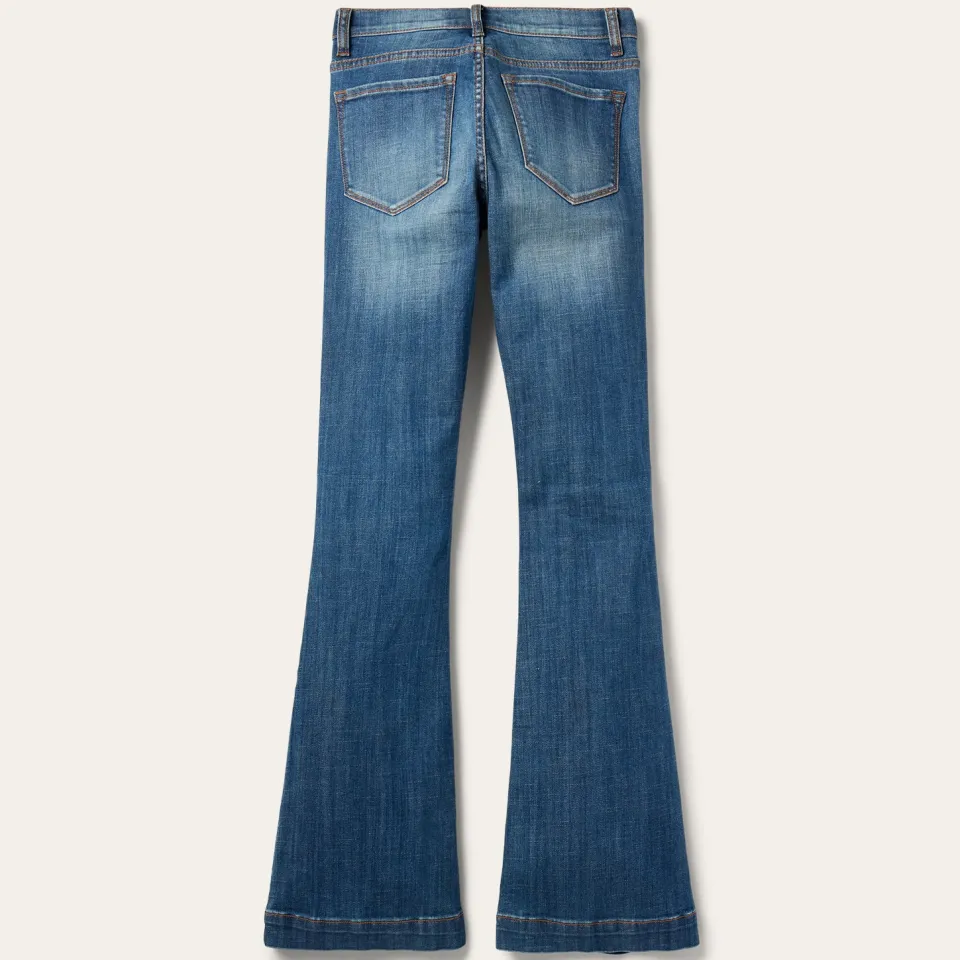 Best Stetson 921 High Rise Flare Jeans Blue