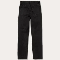 Clearance Stetson 915 High Rise Straight Fit Crop Jeans Black