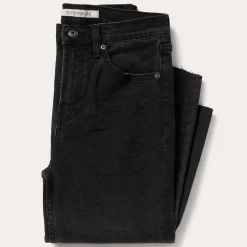 Clearance Stetson 915 High Rise Straight Fit Crop Jeans Black