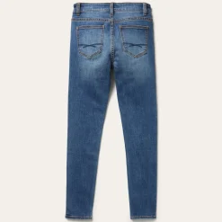 Hot Stetson 902 High Waist Skinny Fit Jeans Blue