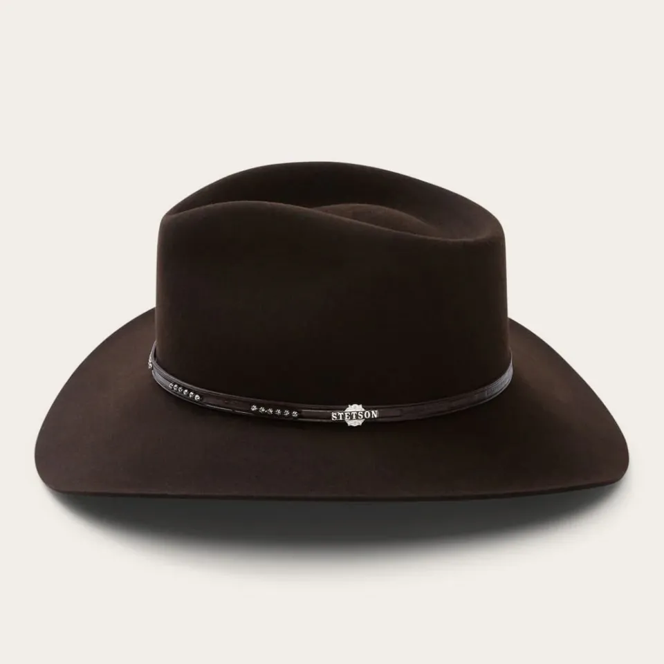 New Stetson 16 Llano 4X Cowboy Hat Chocolate