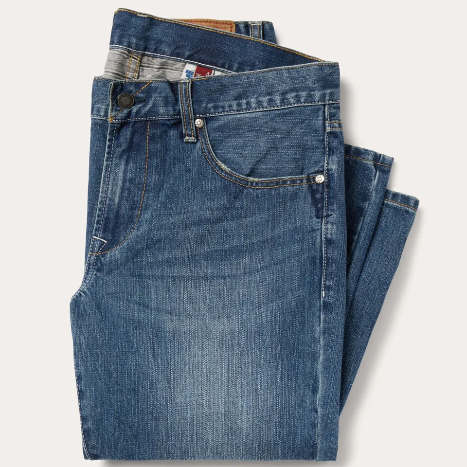 Best Stetson 1014 Rocker Fit Jean Blue