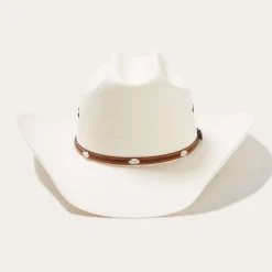 Outlet Stetson Alamo 8X Straw Cowboy Hat Natural