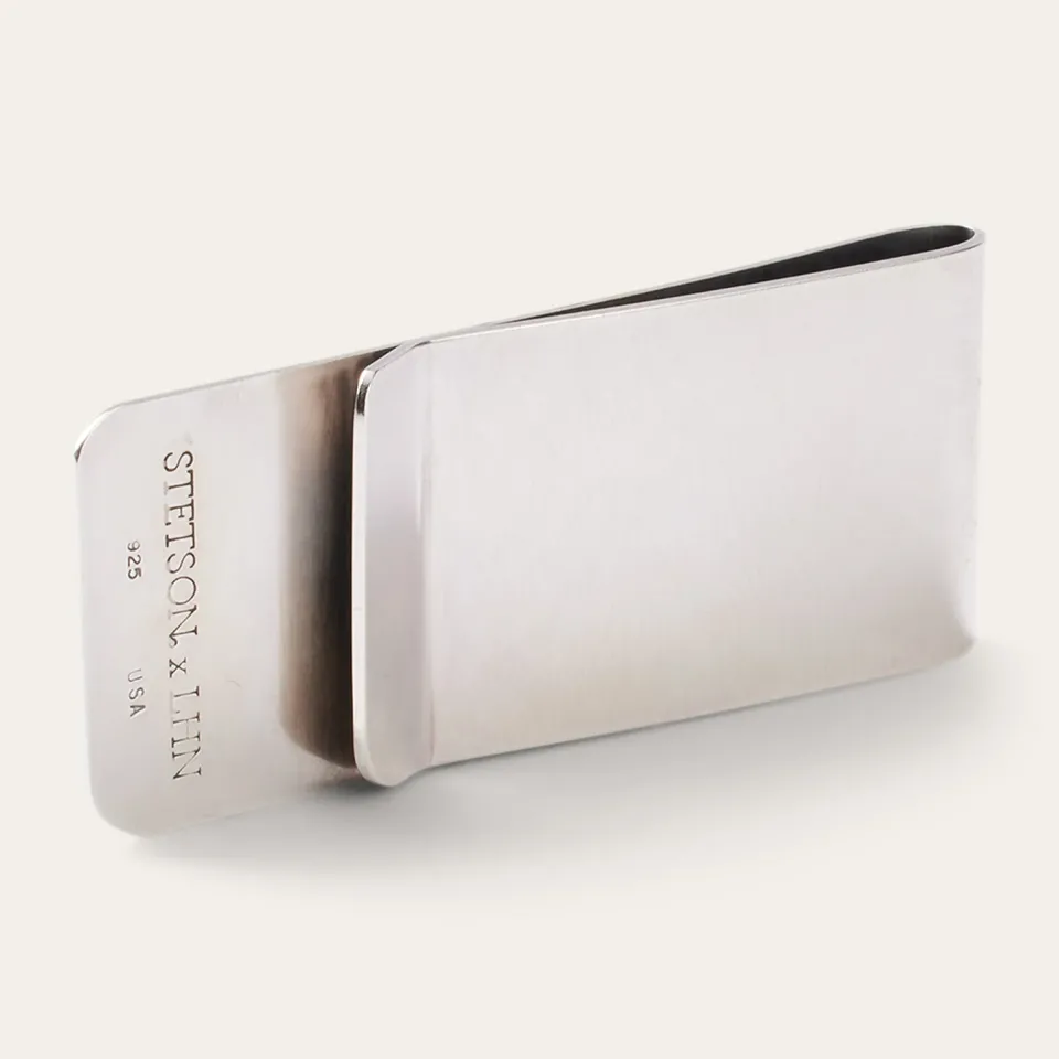 Sale Stetson American Buffalo Money Clip Sterling Silver