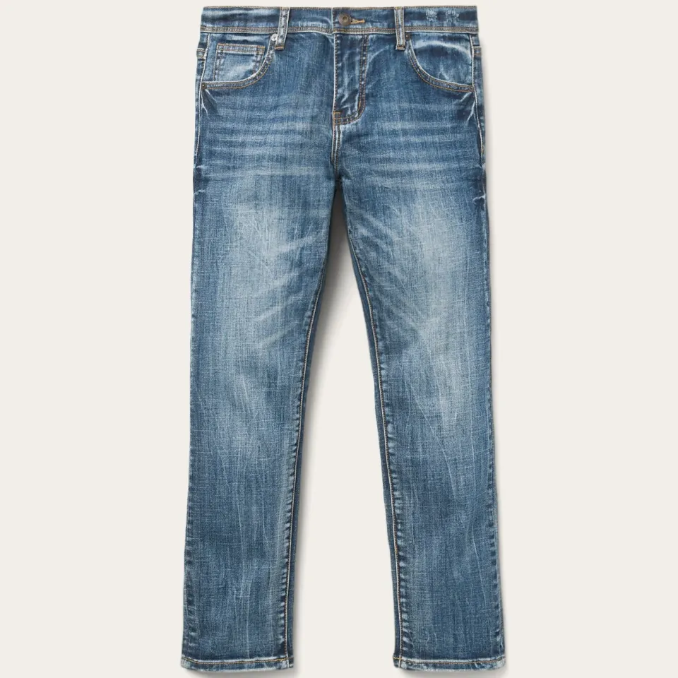 Outlet Stetson Ankle-Length Boyfriend Fit Jean Blue