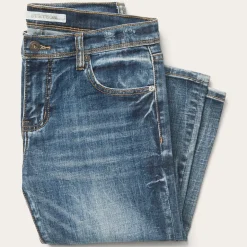 Outlet Stetson Ankle-Length Boyfriend Fit Jean Blue