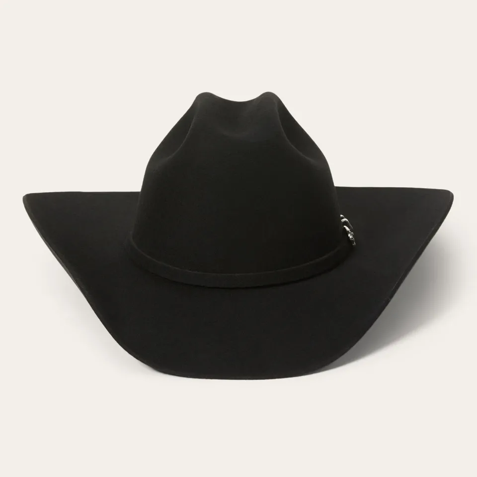 Outlet Stetson Apache 4X Cowboy Hat Black