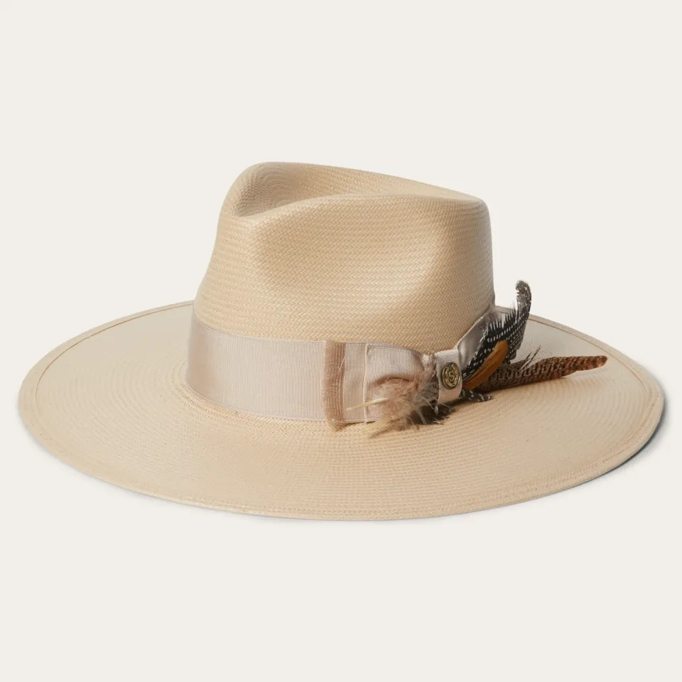 Best Stetson Atacama Straw Fedora Black
