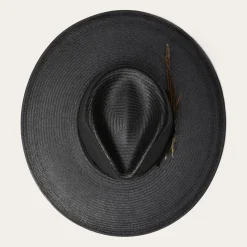 Best Stetson Atacama Straw Fedora Black