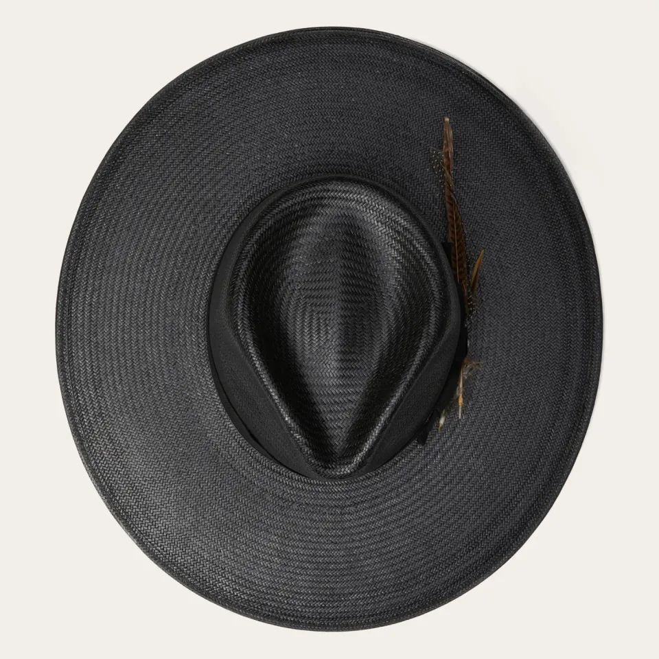 Best Stetson Atacama Straw Fedora Black