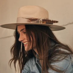 Hot Stetson Atacama Straw Fedora Black
