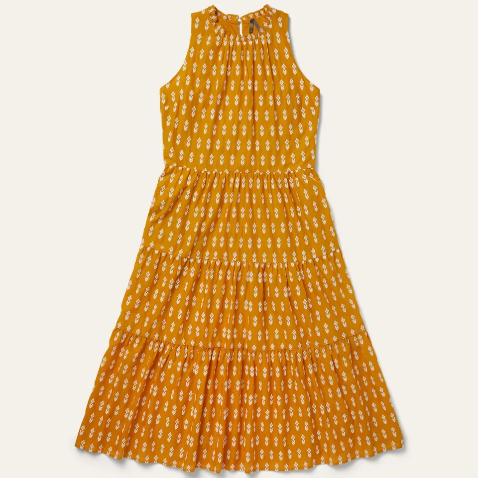 Clearance Stetson Aztec Dress Yellow