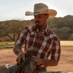 Online Stetson Baker 10X Straw Cowboy Hat Natural