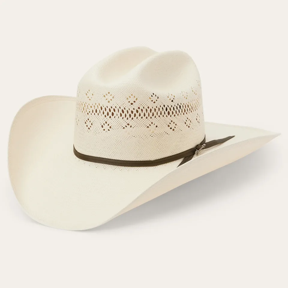 Online Stetson Baker 10X Straw Cowboy Hat Natural
