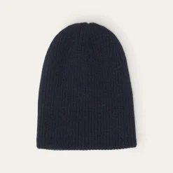 Sale Stetson Beanie Reversible Merino Wool Navy/Blue