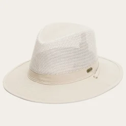 Discount Stetson Berghund 'No Fly Zone' Mesh Hat Khaki