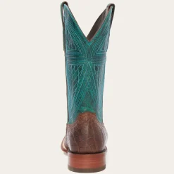 Hot Stetson Big Horn Tobacco Alligator Cowboy Boot Brown