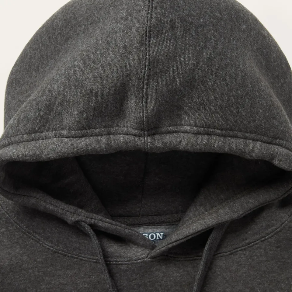 Clearance Stetson Bison Hoodie Grey