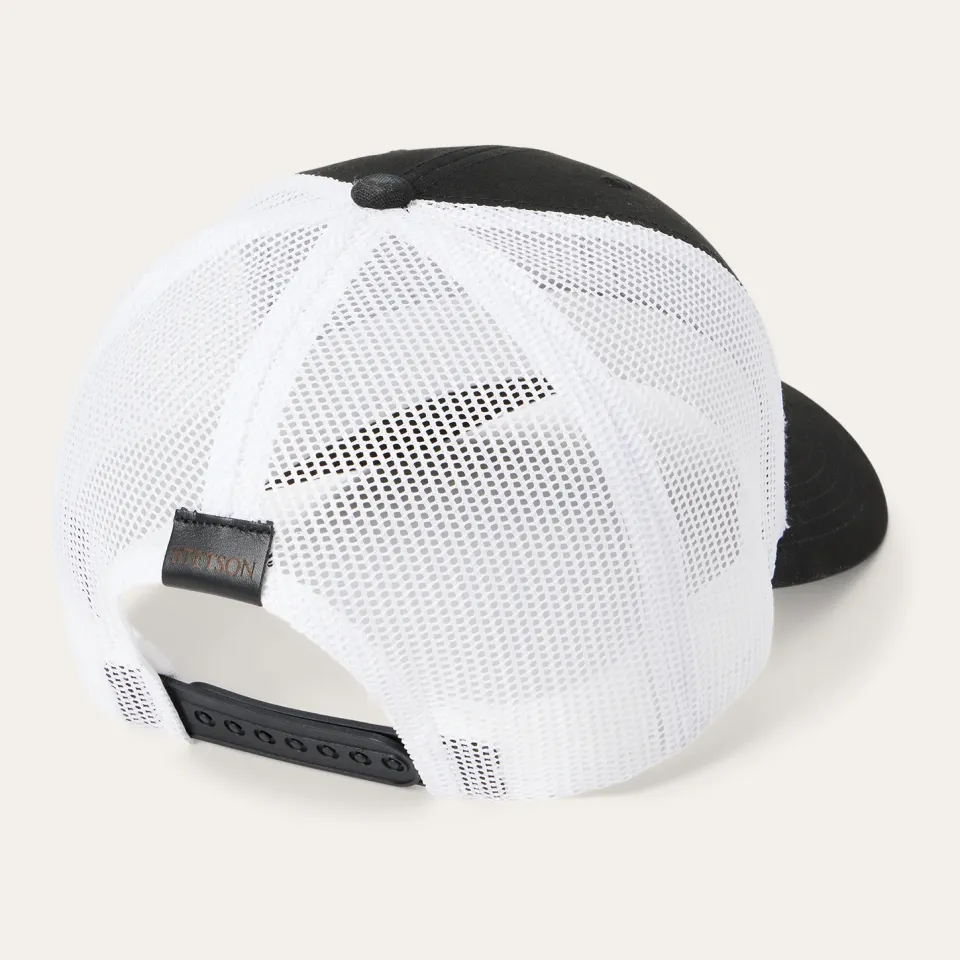 Outlet Stetson Core Patch Trucker Cap Black