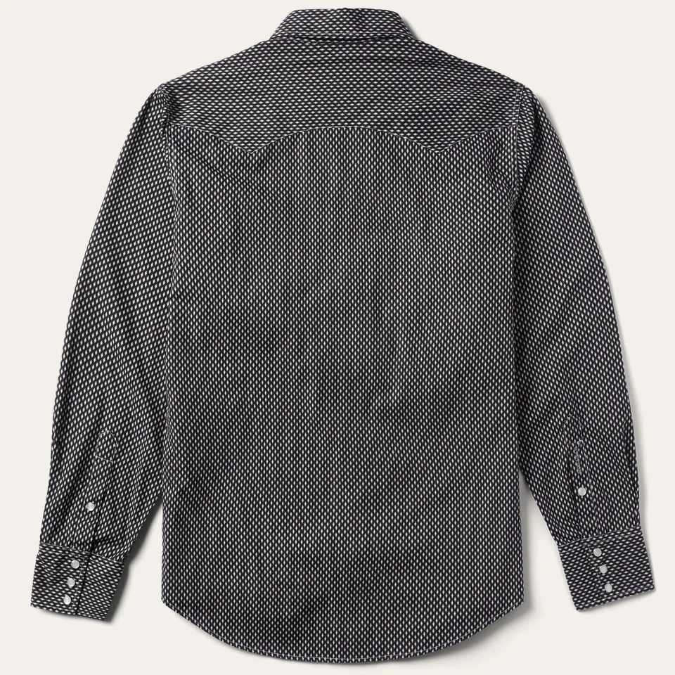 Hot Stetson Diamond Shirt Black