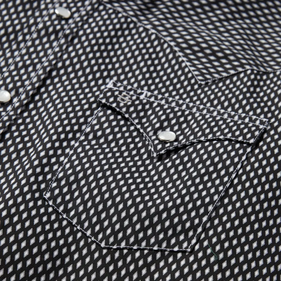 Hot Stetson Diamond Shirt Black