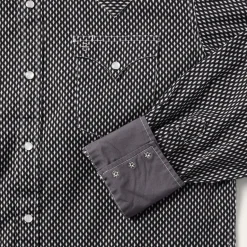 Hot Stetson Diamond Shirt Black