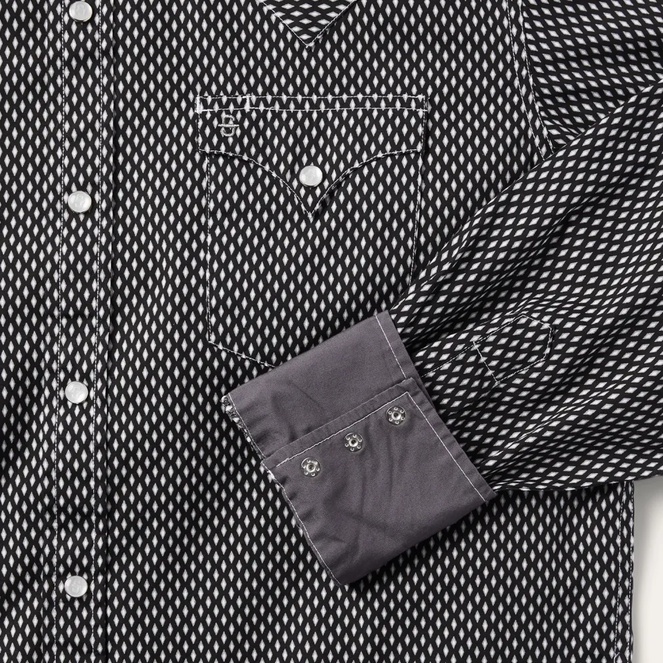 Online Stetson Diamond Shirt Black
