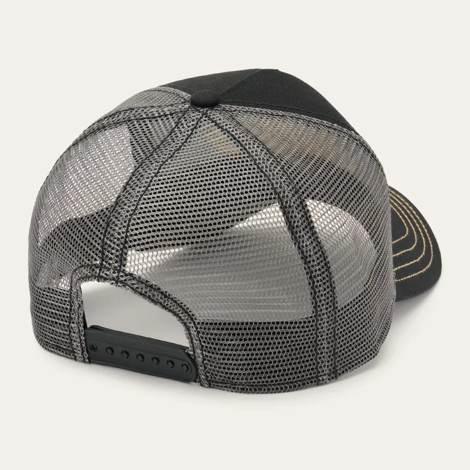 Outlet Stetson Embroidered 1865 Trucker Cap Black
