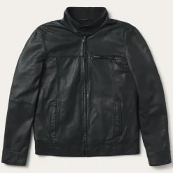 New Stetson Leather Jacket Black