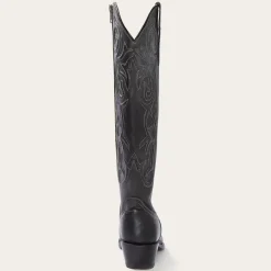 Hot Stetson Blair Corded Side Zip Cowboy Boot Black