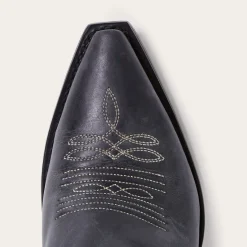 Hot Stetson Blair Corded Side Zip Cowboy Boot Black