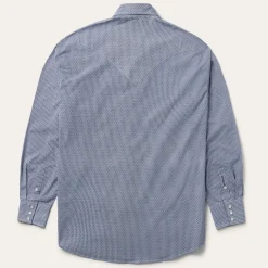 Online Stetson Deco Geo Print Western Shirt Blue