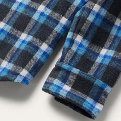 Online Stetson Plaid Quilted Shirt Jacket Blue