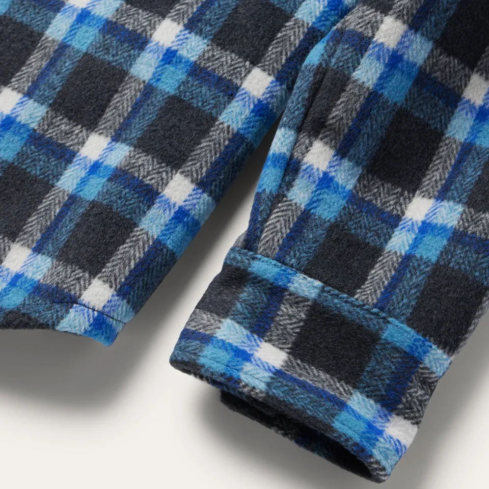 Online Stetson Plaid Quilted Shirt Jacket Blue