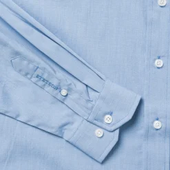 Sale Stetson Solid One-Pocket Snap-Front Shirt Blue