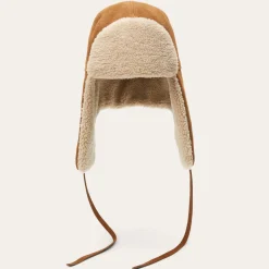 Clearance Stetson Bomber Cap Calf Split Brown