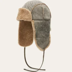Discount Stetson Bomber Cap Lambskin Vintage Grey