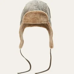 Clearance Stetson Bomber Cap Lambskin Vintage Grey